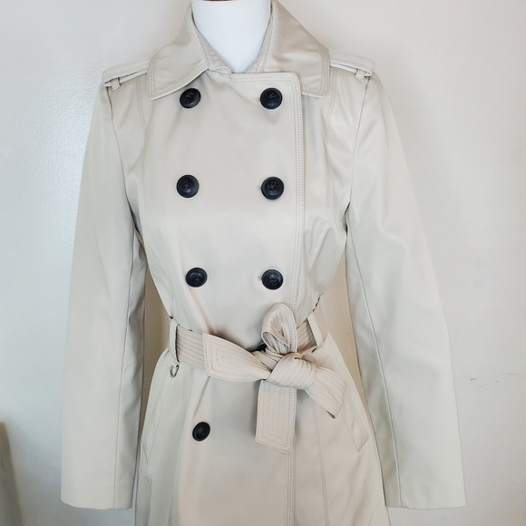 Express Jackets & Blazers - Express Tan Trench Coat xSmall